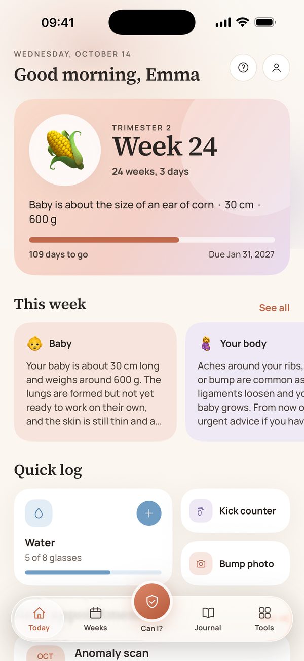 Marigold app screen
