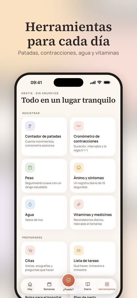 Pantalla de la app Marigold