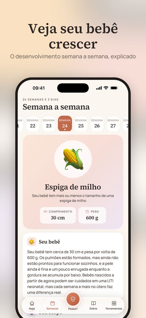 Tela do app Marigold