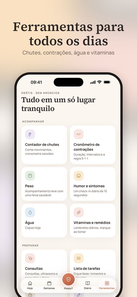 Tela do app Marigold