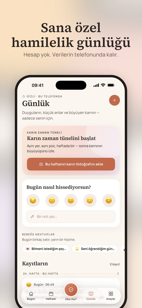 Marigold uygulama ekranı