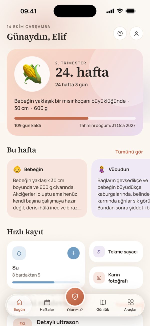 Marigold uygulama ekranı